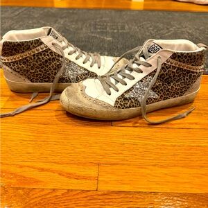 Midstar Golden Goose Leopard studs